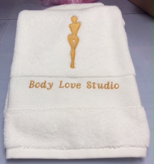 Embroidered towel