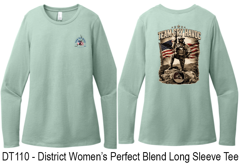 DT110 District® Women’s Perfect Blend® CVC Long Sleeve Tee